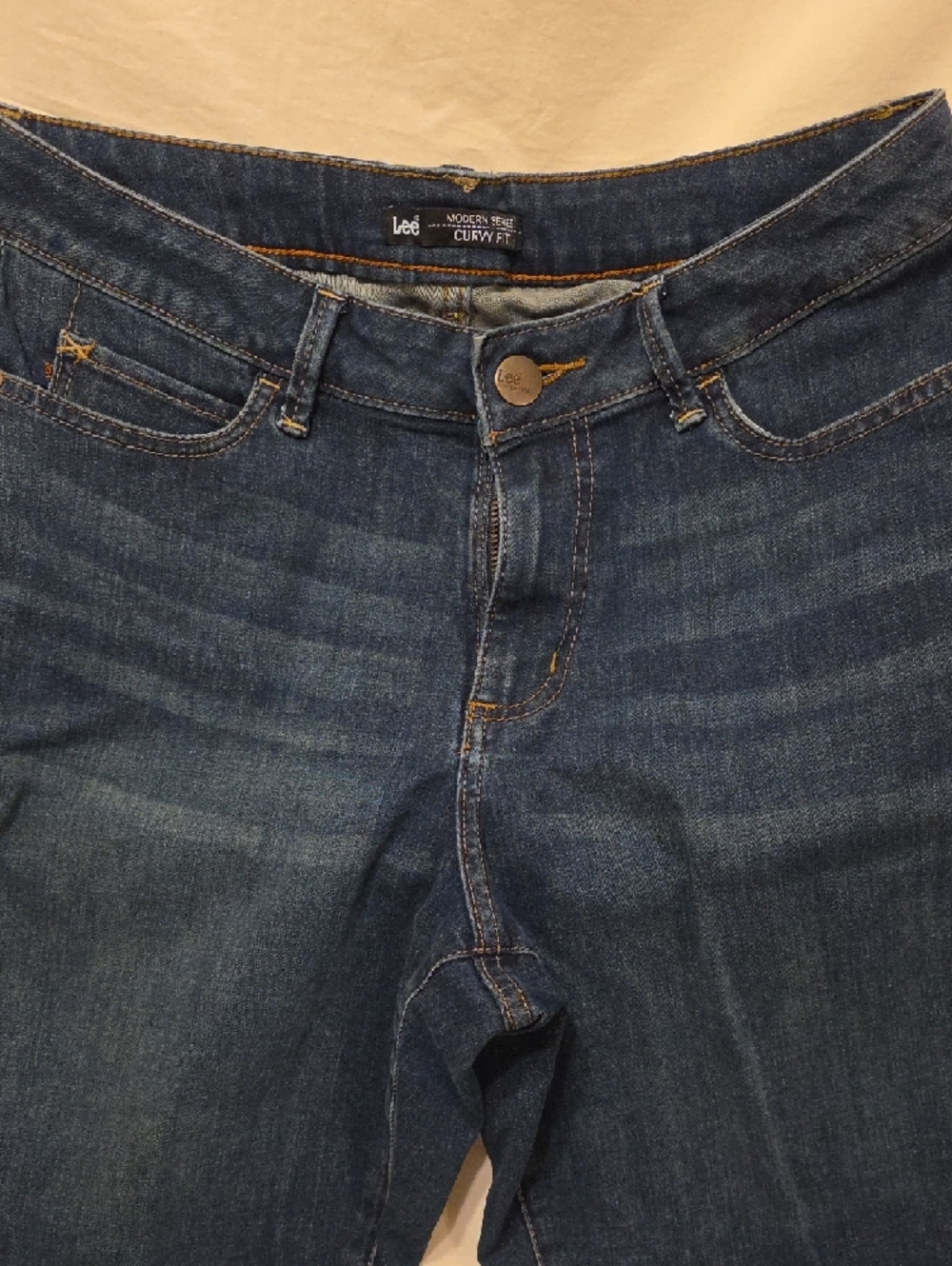 Lee Indigo Denim Bermuda Shorts - Picture 6 of 6